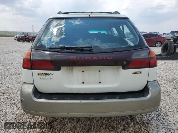 2000 Subaru Legacy Outback with VIN 4S3BH6751Y7600650, listed as a Copart auction lot 62929304 with 196,173 mi miles and Clean title. Bid and sale history available at DreamBid. Image 6.