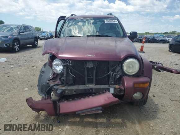 2003 Jeep Liberty Limited with VIN 1J8GL58K03W518760, listed as a Copart auction lot 58005845 with 209,513 mi miles and Salvage title. Bid and sale history available at DreamBid. Image 5.