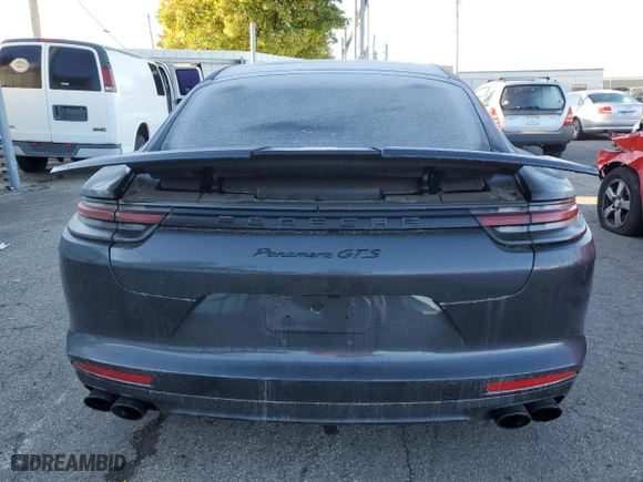 2020 Porsche Panamera GTS with VIN WP0AG2A76LL145747, listed as a Copart auction lot 75872584 with 15,104 mi miles and Salvage Title. Bid and sale history available at carsss.com. Image 6.