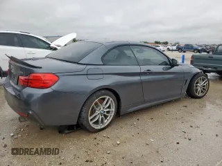 2015 BMW 4 Series 435i xDrive with VIN WBA3T7C54FP942778, listed as a Copart auction lot 54515685 with 128,423 mi miles and Salvage title. Bid and sale history available at DreamBid. Image 3.