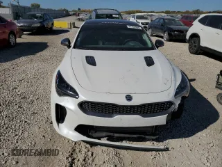 2021 Kia Stinger GT with VIN KNAE35LC2M6096326, listed as a Copart auction lot 77142494 with 37,739 mi miles and Salvage Title. Bid and sale history available at DreamBid. Image 5.