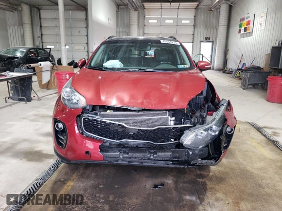 2018 Kia Sportage EX with VIN KNDPNCAC1J7446998, listed as a Copart auction lot 48864255 with 90,304 mi miles and Salvage Title. Bid and sale history available at carsss.com. Image 5.