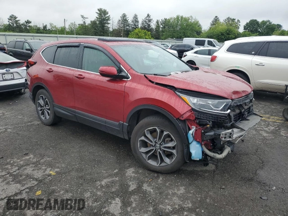 2020 Honda CR-V EX-L with VIN 2HKRW2H88LH649063, listed as a Copart auction lot 58905605 with Not provided miles and Salvage title. Bid and sale history available at DreamBid. Image 4.