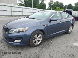 2015 Kia Optima LX z VIN 5XXGM4A72FG358195, wystawiony jako Copart lot #58328295 z przebiegiem 105 911 mil mil oraz Szkoda całkowita • Salvage title. Historia ofert i sprzedaży dostępna na DreamBid. Obrazek 1.