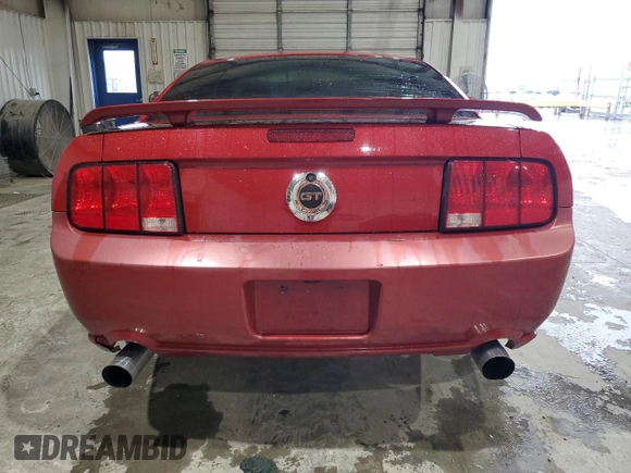 2008 Ford Mustang GT Deluxe with VIN 1ZVHT82H785110065, listed as a Copart auction lot 56034845 with 203,809 mi miles and Clean title. Bid and sale history available at DreamBid. Image 6.