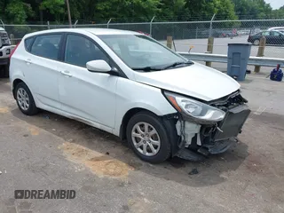 2014 Hyundai Accent GS with VIN KMHCT5AE0EU183424, listed as a IAAI auction lot 42501700 with 172,030 mi miles and . Bid and sale history available at DreamBid. Image 1.