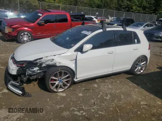 2018 Volkswagen Golf GTI S with VIN 3VW447AU5JM253827, listed as a Copart auction lot 69046784 with 66,027 mi miles and Salvage Title. Bid and sale history available at carsss.com. Image 1.