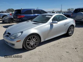 2008 Mercedes-Benz SLK-Class 3.0L with VIN WDBWK54F48F173124, listed as a Copart auction lot 76744214 with 0 mi miles and Non Repairable. Bid and sale history available at carsss.com. Image 1.