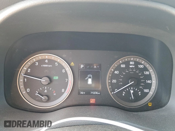 2017 Hyundai Tucson SE with VIN KM8J33A40HU493628, listed as a Copart auction lot 80683164 with 71,374 mi miles and Salvage Title. Bid and sale history available at DreamBid. Image 9.