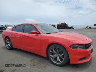 2017 Dodge Charger R/T with VIN 2C3CDXCT5HH510629, listed as a Copart auction lot 59402515 with 48,636 mi miles and Salvage title. Bid and sale history available at DreamBid. Image 4.