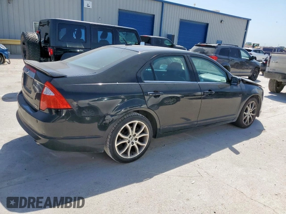2012 Ford Fusion SEL with VIN 3FAHP0JG2CR118765, listed as a Copart auction lot 52598145 with 104,231 mi miles and Salvage Title. Bid and sale history available at carsss.com. Image 3.