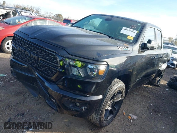 2023 Ram 1500 Big Horn with VIN 1C6SRFBT6PN526761, listed as a IAAI auction lot 40678990 with 8,367 mi miles. Bid and sale history available at carsss.com. Image 2.