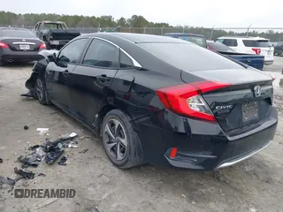 2020 Honda Civic Sedan LX with VIN 19XFC2F60LE015313, listed as a IAAI auction lot 41461207 with 58,276 mi miles. Bid and sale history available at carsss.com. Image 3.