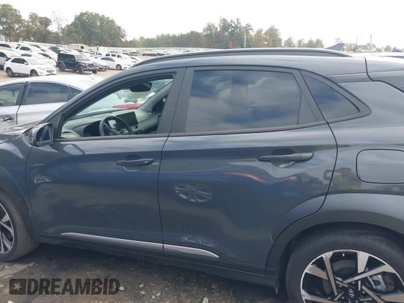 2023 Hyundai Kona Limited with VIN KM8K53A35PU010834, listed as a IAAI auction lot 40705536 with 29,459 mi miles. Bid and sale history available at carsss.com. Image 14.
