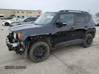 2020 Jeep Renegade Latitude z VIN ZACNJBBB3LPM07156, wystawiony jako Copart lot #47897465 z przebiegiem 43 988 mil mil oraz Szkoda całkowita • Salvage title. Historia ofert i sprzedaży dostępna na DreamBid. Obrazek 1.