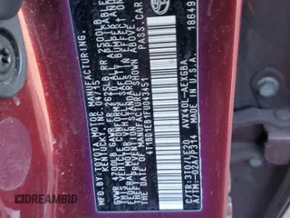 2015 Toyota Avalon XLE Touring z VIN 4T1BD1EB1FU043451, wystawiony jako Copart lot #57099085 z przebiegiem 211 720 mil mil oraz Szkoda całkowita • Salvage title. Historia ofert i sprzedaży dostępna na DreamBid. Obrazek 12.
