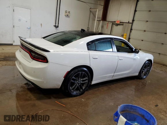 2019 Dodge Charger SXT with VIN 2C3CDXJG6KH550442, listed as a Copart auction lot 51836805 with 62,711 mi miles and Clean Title. Bid and sale history available at DreamBid. Image 3.