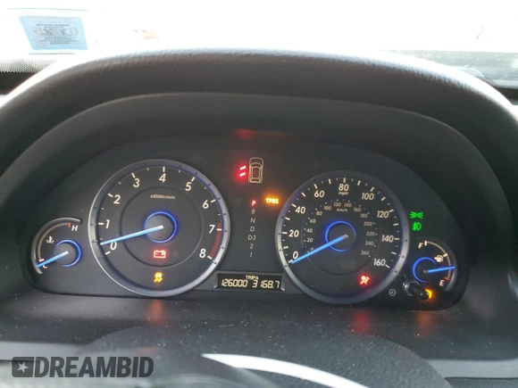 2010 Honda Accord Crosstour EX with VIN 5J6TF1H38AL009880, listed as a Copart auction lot 79829274 with 126,000 mi miles and Salvage Title. Bid and sale history available at carsss.com. Image 9.