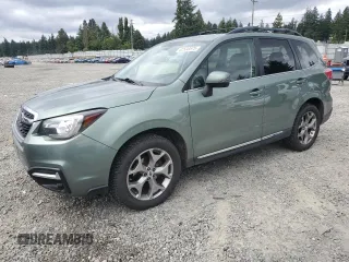 2017 Subaru Forester Touring z VIN JF2SJAWC3HH448180, wystawiony jako Copart lot #62538575 z przebiegiem 61 539 mil mil oraz Szkoda całkowita • Salvage title. Historia ofert i sprzedaży dostępna na DreamBid. Obrazek 1.