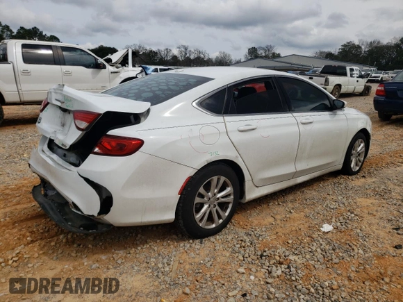 2015 Chrysler 200 Limited with VIN 1C3CCCAB3FN554686, listed as a Copart auction lot 44540565 with 140,377 mi miles and Salvage Title. Bid and sale history available at carsss.com. Image 3.