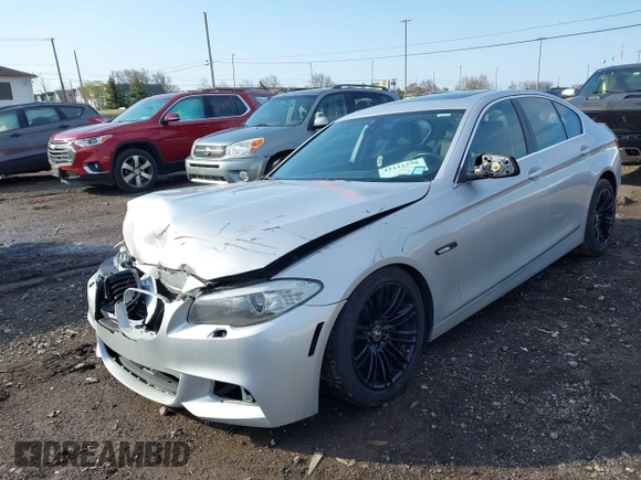 2011 BMW 5 Series 535i xDrive with VIN WBAFU7C54BC874199, listed as a IAAI auction lot 42111558 with 181,002 mi miles. Bid and sale history available at carsss.com. Image 2.