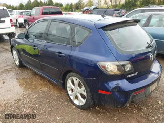 2008 Mazda Mazda3 s Sport with VIN JM1BK343281168513, listed as a IAAI auction lot 41943912 with 199,481 mi miles. Bid and sale history available at carsss.com. Image 3.