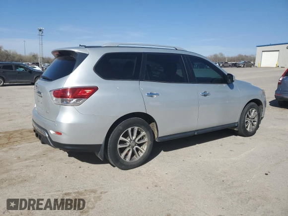 2016 Nissan Pathfinder SL with VIN 5N1AR2MN3GC604402, listed as a Copart auction lot 47664835 with 184,879 mi miles and Clean title. Bid and sale history available at DreamBid. Image 3.