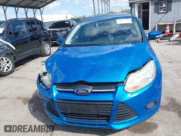 2014 Ford Focus SE with VIN 1FADP3F29EL160431, listed as a IAAI auction lot 42037212 with 112,607 mi miles. Bid and sale history available at carsss.com. Image 12.