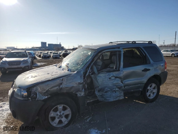 2005 Ford Escape XLT with VIN 1FMCU031X5KA29048, listed as a Copart auction lot 46323555 with 0 mi miles and Salvage Title. Bid and sale history available at carsss.com. Image 1.