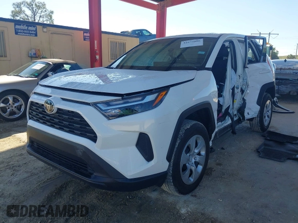 2024 Toyota RAV4 LE with VIN 2T3H1RFV7RC292151, listed as a IAAI auction lot 41673806 with 6,592 mi miles. Bid and sale history available at carsss.com. Image 17.