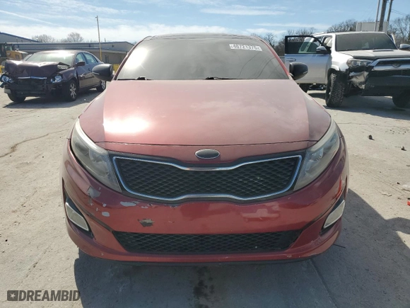 2014 Kia Optima EX with VIN 5XXGN4A76EG268432, listed as a Copart auction lot 46721375 with 116,857 mi miles and Salvage Title. Bid and sale history available at carsss.com. Image 5.