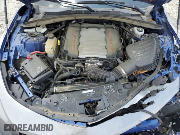 2023 Chevrolet Camaro LT1 with VIN 1G1FF1R78P0113017, listed as a Copart auction lot 55322845 with 32,392 mi miles and Salvage Title. Bid and sale history available at DreamBid. Image 11.