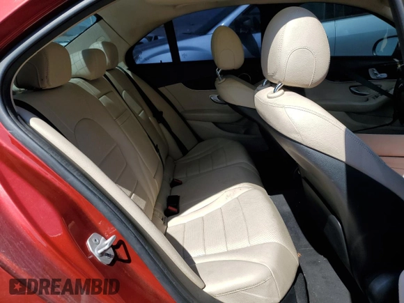 2016 Mercedes-Benz C 300 with VIN 55SWF4JB9GU157178, listed as a Copart auction lot 66901694 with 107,937 mi miles and Clean title. Bid and sale history available at DreamBid. Image 10.