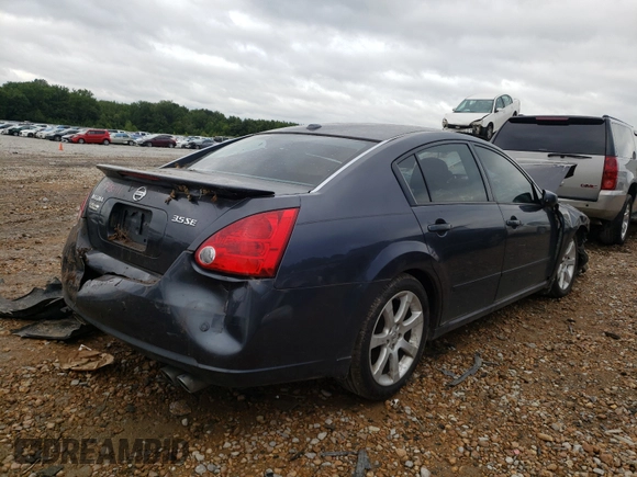 2008 Nissan Maxima 3.5 SE with VIN 1N4BA41E58C828326, listed as a Copart auction lot 65215243 with 0 mi miles and Salvage Title. Bid and sale history available at carsss.com. Image 4.