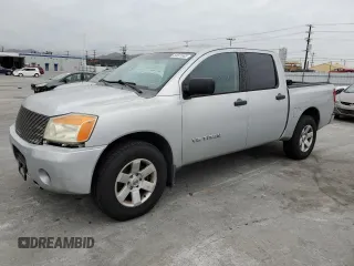 2008 Nissan Titan XE with VIN 1N6AA07D68N351436, listed as a Copart auction lot 53531665 with 166,437 mi miles and Salvage title. Bid and sale history available at DreamBid. Image 1.