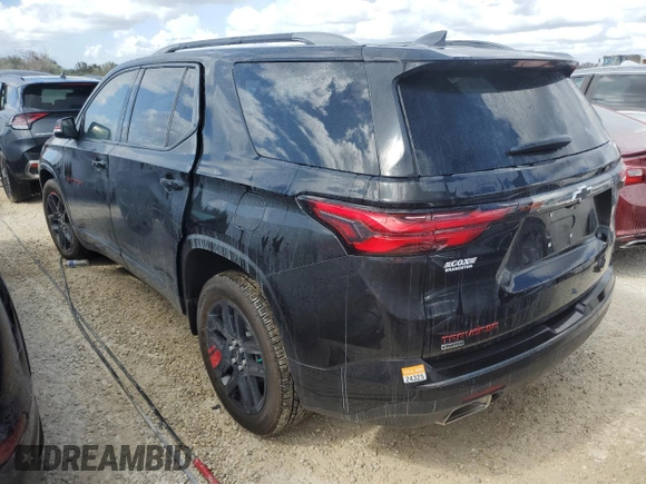 2024 Chevrolet Traverse z VIN 1GNETZKW9RJ130585, wystawiony jako Copart lot #73790304 z przebiegiem Nie podano mil oraz Szkoda całkowita • Salvage title. Historia ofert i sprzedaży dostępna na DreamBid. Obrazek 2.