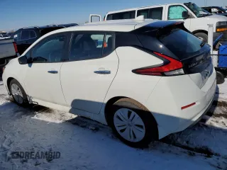 2025 Nissan LEAF S with VIN 1N4AZ1BV9SC558655, listed as a Copart auction lot 41815795 with 3,218 mi miles and Salvage Title. Bid and sale history available at carsss.com. Image 2.