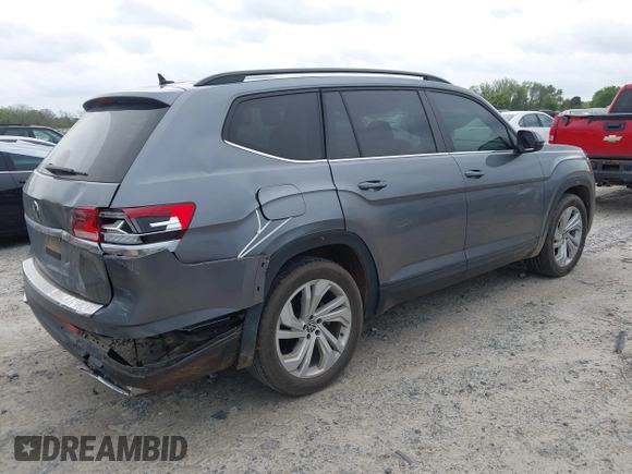 2023 Volkswagen Atlas SE с VIN 1V2JP2CA9PC552717, выставлен на аукционе IAAI как лот 41906799 с пробегом 2 336 миль миль и . История ставок и продаж доступна на DreamBid. Изображение 4.