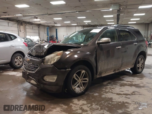 2016 Chevrolet Equinox LTZ with VIN 2GNFLGE35G6120379, listed as a IAAI auction lot 41595354 with 112,413 mi miles. Bid and sale history available at carsss.com. Image 17.