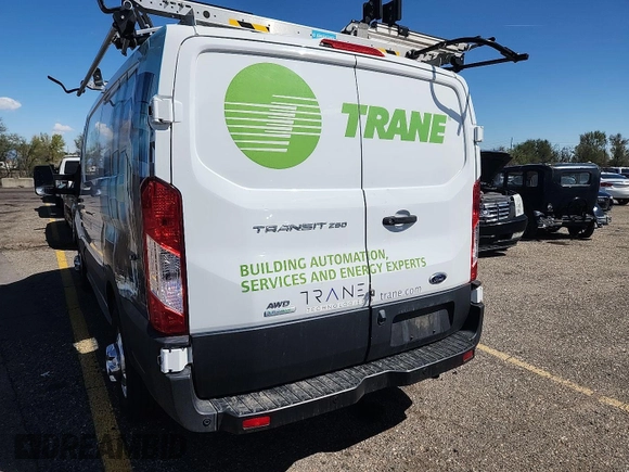 2020 Ford Transit Cargo with VIN 1FTBR2YG3LKA35832, listed as a IAAI auction lot 42360443 with 64,899 mi miles and . Bid and sale history available at DreamBid. Image 1.