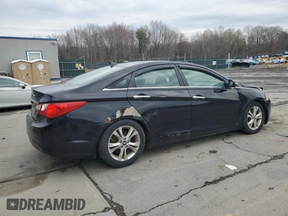 2011 Hyundai Sonata Limited with VIN 5NPEC4AC7BH211201, listed as a Copart auction lot 52184175 with 199,806 mi miles and Salvage Title. Bid and sale history available at DreamBid. Image 3.