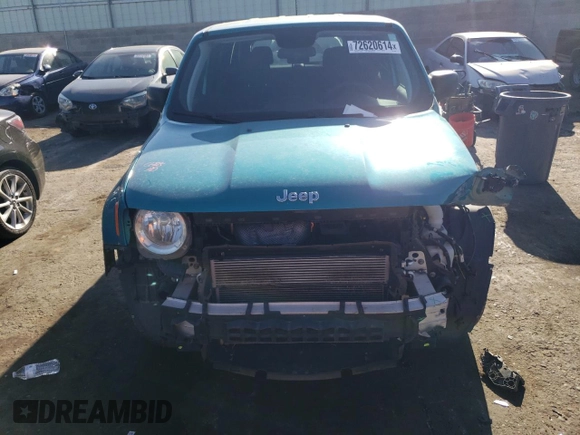 2020 Jeep Renegade Jeepster with VIN ZACNJAAB8LPL86493, listed as a Copart auction lot 72620614 with 133,915 mi miles and Salvage title. Bid and sale history available at DreamBid. Image 5.