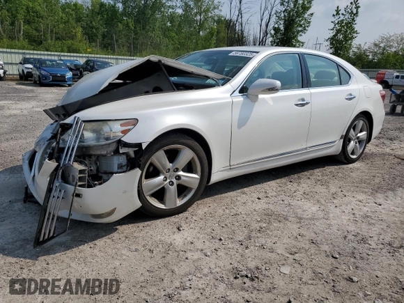 2010 Lexus LS 460 z VIN JTHBL5EF0A5097424, wystawiony jako Copart lot #59780325 z przebiegiem Nie podano mil oraz Szkoda całkowita • Salvage title. Historia ofert i sprzedaży dostępna na DreamBid. Obrazek 1.