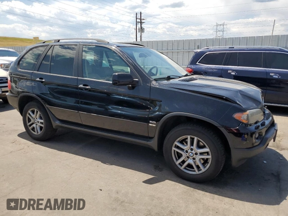 2004 BMW X5 3.0i with VIN 5UXFA13594LU34716, listed as a Copart auction lot 62934654 with 166,996 mi miles and Salvage Title. Bid and sale history available at carsss.com. Image 4.