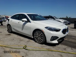 2021 BMW 2 Series 228i with VIN WBA53AK00M7H73905, listed as a Copart auction lot 53642885 with 33,582 mi miles and Salvage Title. Bid and sale history available at DreamBid. Image 4.