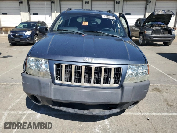 2004 Jeep Grand Cherokee Laredo with VIN 1J4GX48S74C195326, listed as a Copart auction lot 53993785 with 280,456 mi miles and Salvage title. Bid and sale history available at DreamBid. Image 5.