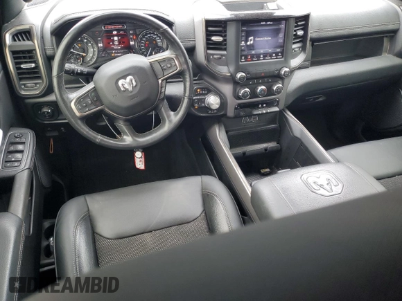 2020 Ram 1500 Rebel with VIN 1C6SRFLT5LN408810, listed as a Copart auction lot 56894725 with 49,089 mi miles and Salvage title. Bid and sale history available at DreamBid. Image 8.