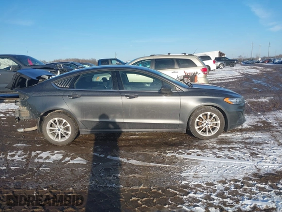2020 Ford Fusion SE with VIN 3FA6P0HD7LR109496, listed as a IAAI auction lot 41546160 with 42,938 mi miles. Bid and sale history available at carsss.com. Image 14.