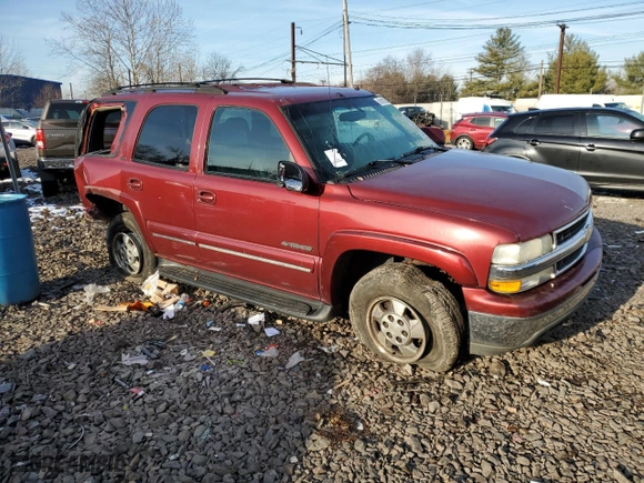 2002 Chevrolet Tahoe LT with VIN 1GNEK13Z32J229826, listed as a Copart auction lot 86582644 with 0 mi miles and Salvage Title. Bid and sale history available at carsss.com. Image 4.