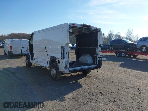 2018 Ram ProMaster Cargo with VIN 3C6TRVAG1JE152736, listed as a IAAI auction lot 40743120 with Not Provided miles and . Bid and sale history available at DreamBid. Image 3.
